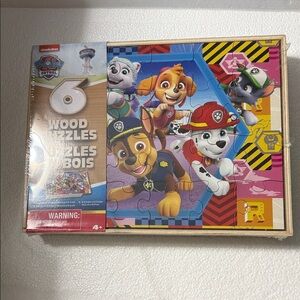Nickelodeon Paw Patrol 6 Wood Puzzles - Multicolor